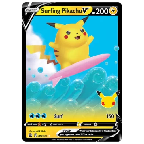 Surfing Pikachu V - Celebrations